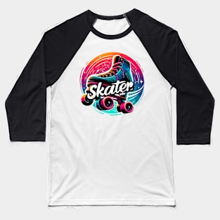 Skater skates Baseball T-Shirt